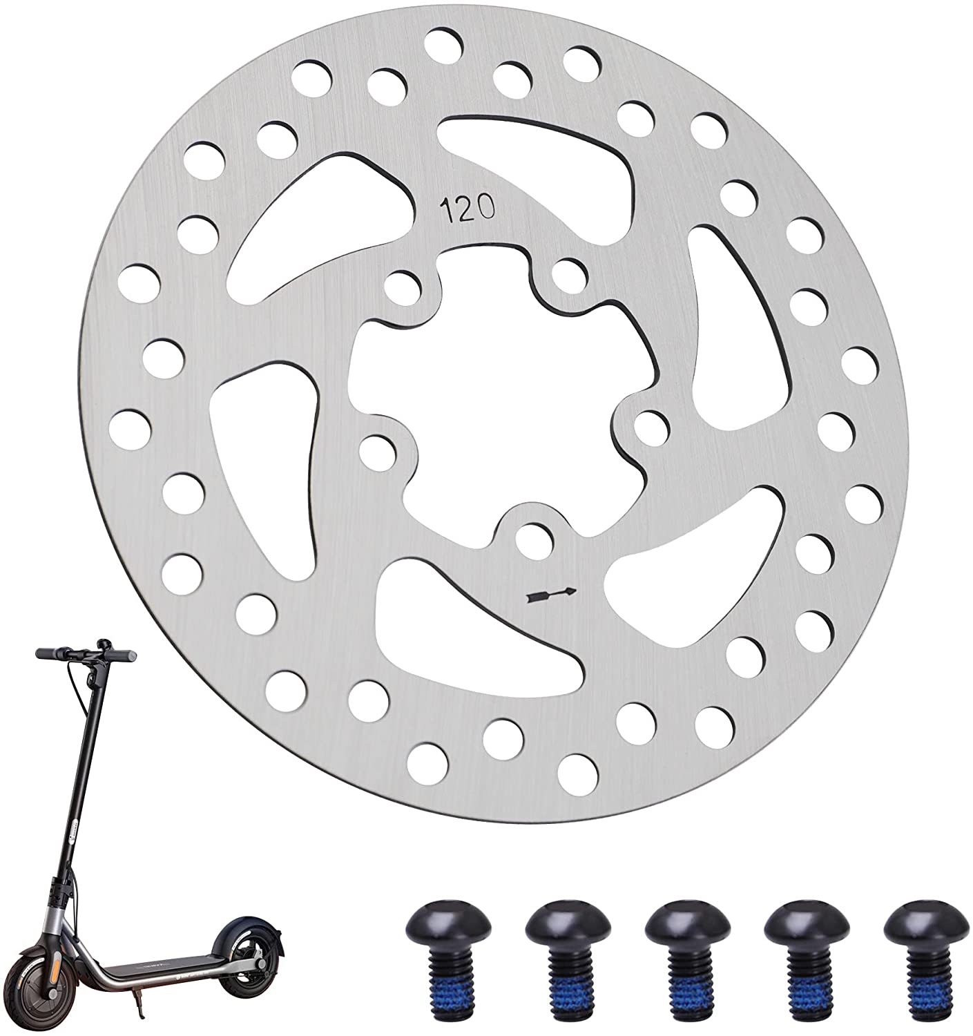 ANSENI Freni disco freno 120mm per Xiaomi M365 Pro / Pro 2