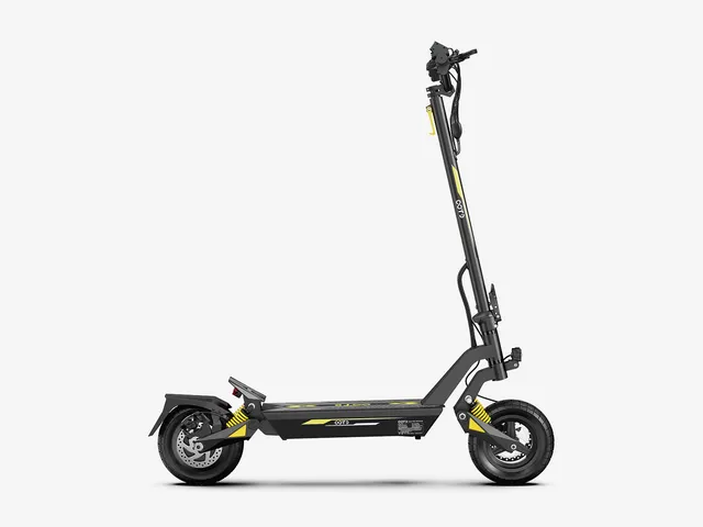 OOTD T08 Monopattino Elettrico Nero-Giallo Pieghevole