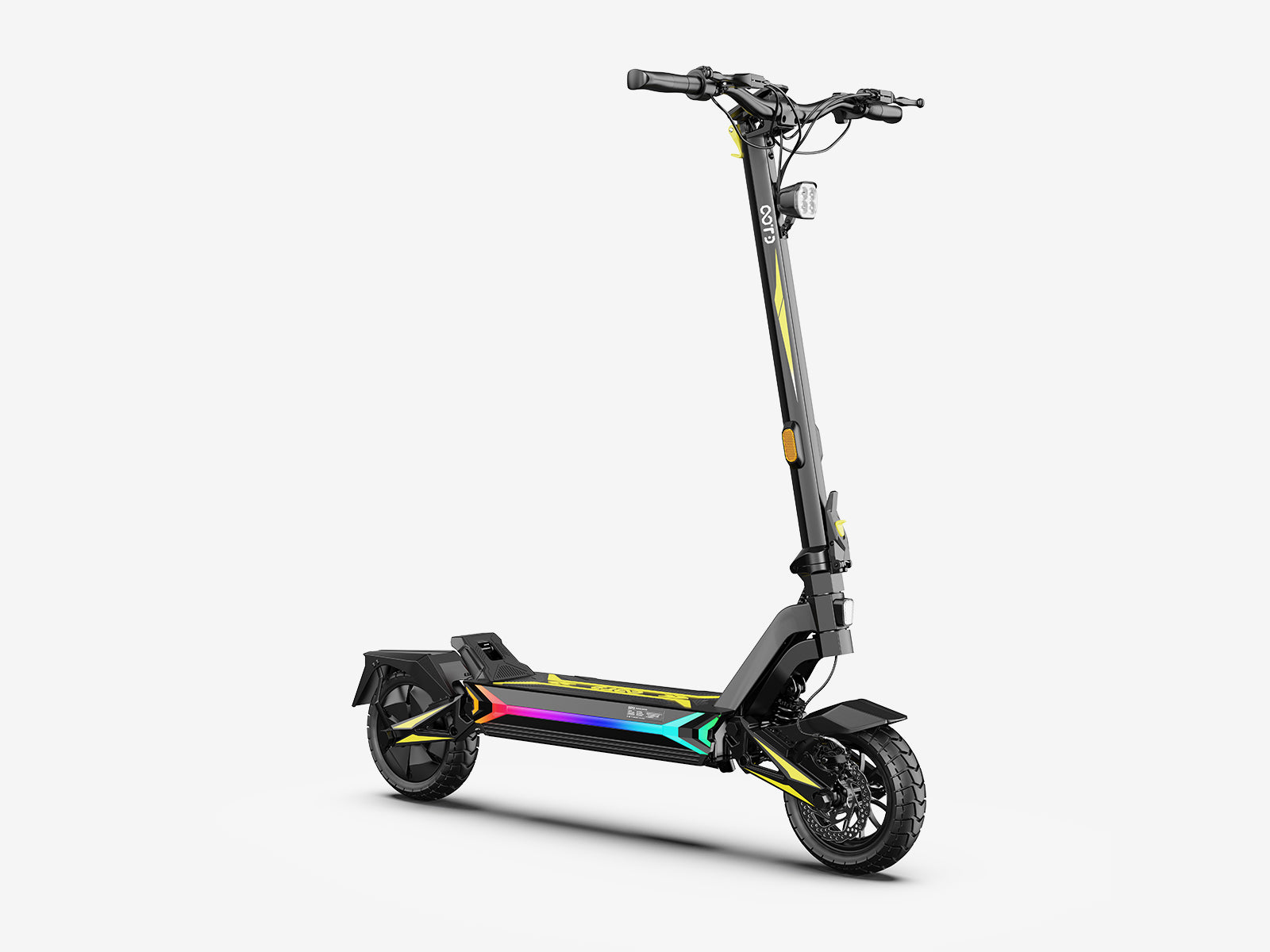 OOTD SR1 Monopattino elettrico nero-giallo telaio pieghevole