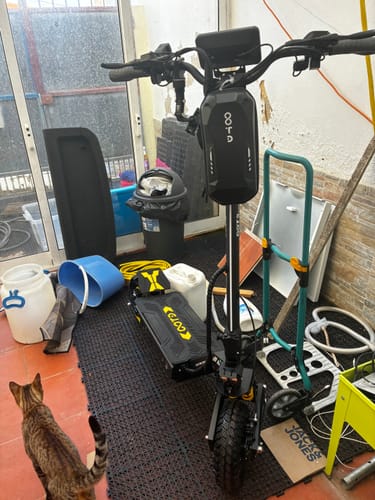 OOTD T10 Pro Monopattino Nero Giallo Sospensione Idraulica