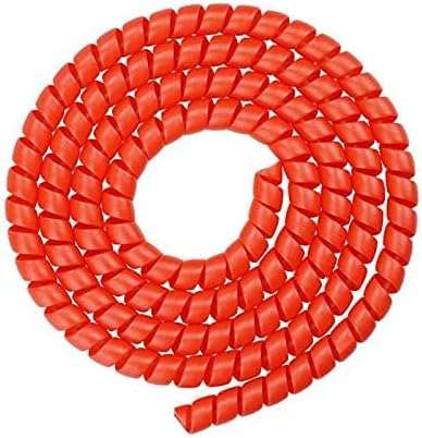 ANSENI Accesorios tubo spiralato cavi monopattino rosso 1 m