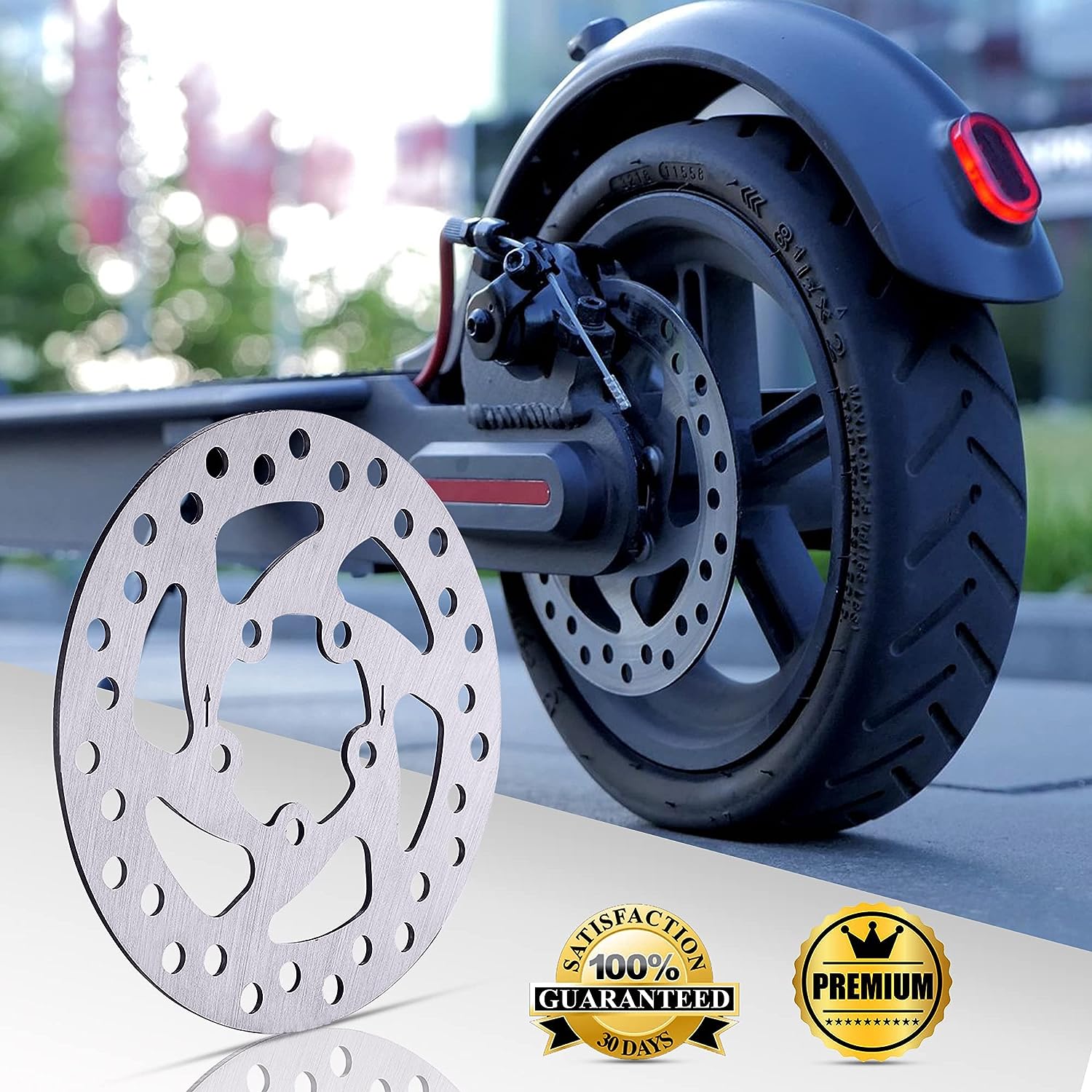 ANSENI Freni disco 110mm + pastiglie + protezione per Xiaomi M365