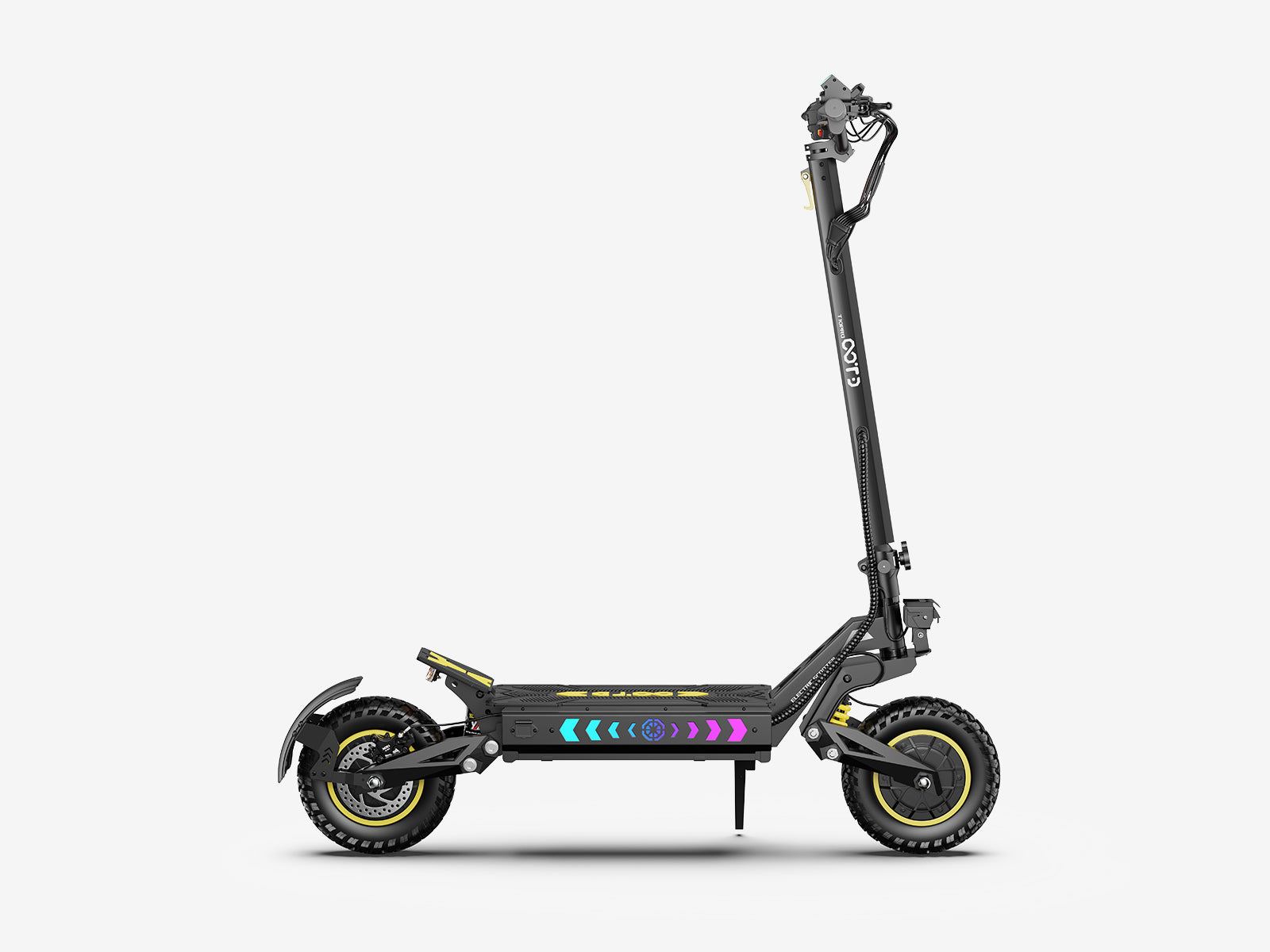 OOTD T10 Pro Monopattino Nero Giallo Sospensione Idraulica