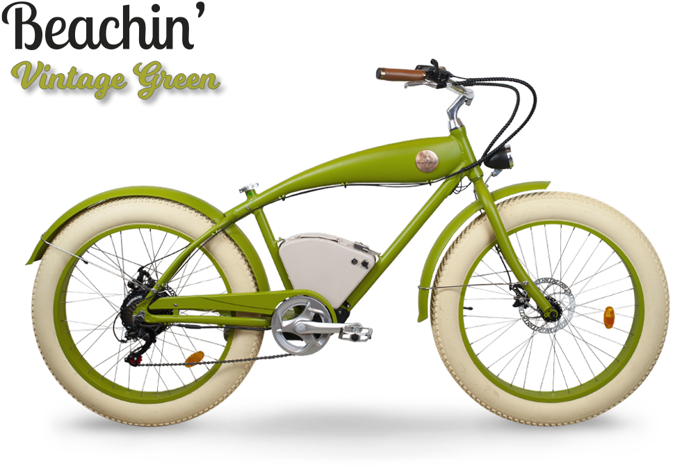 Rayvolt Beachin bici elettrica cruiser fat tire spiaggia
