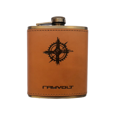 Rayvolt fiaschetta acciaio tascabile hip flask metallo