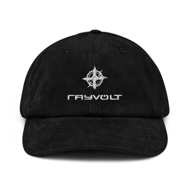 Rayvolt Apparel Corduroy Cappello Velluto Nero Cotone