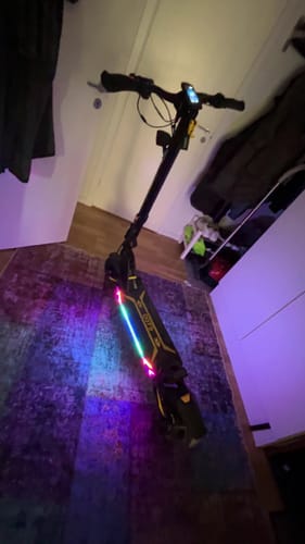 OOTD SR1 Monopattino elettrico nero-giallo telaio pieghevole