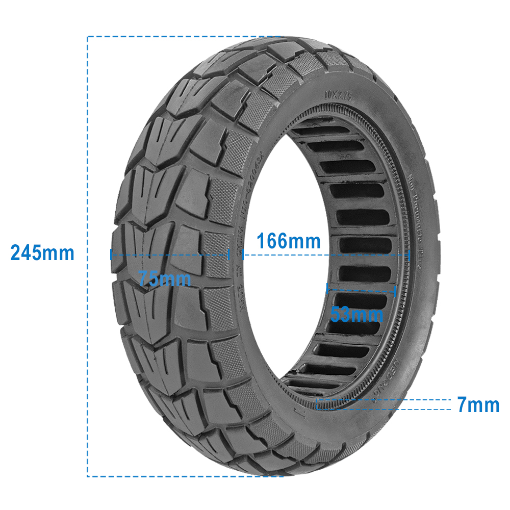 ANSENI Ruedas macizas 10x2.75 gomma offroad Speedway