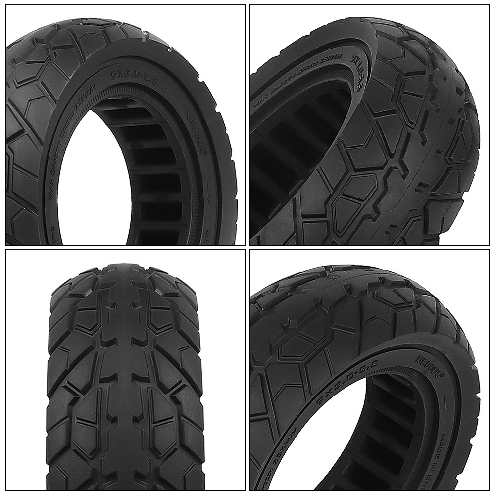 ANSENI Ruedas macizas ruota piena 9x3.0-5.5 Kukirin G2 Pro antiforatura