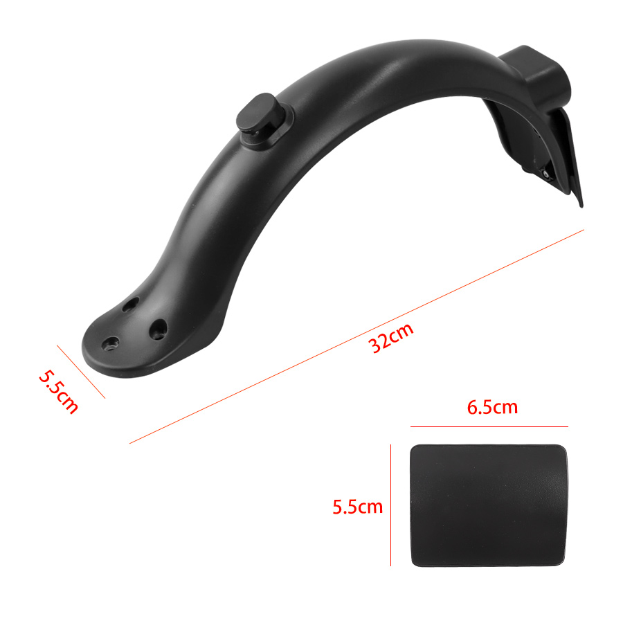 ANSENI Guardabarros parafango posteriore nero Xiaomi 1S Pro 2