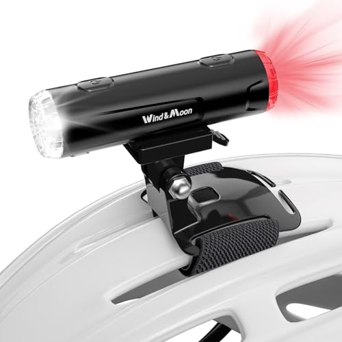 Wind&Moon Luce Casco Bici 2in1 USB IP66 5 Modalità