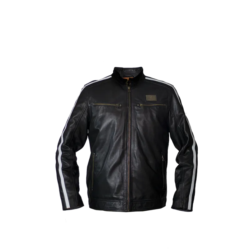 Rayvolt Racer Leather Jacket giacca pelle taglia M