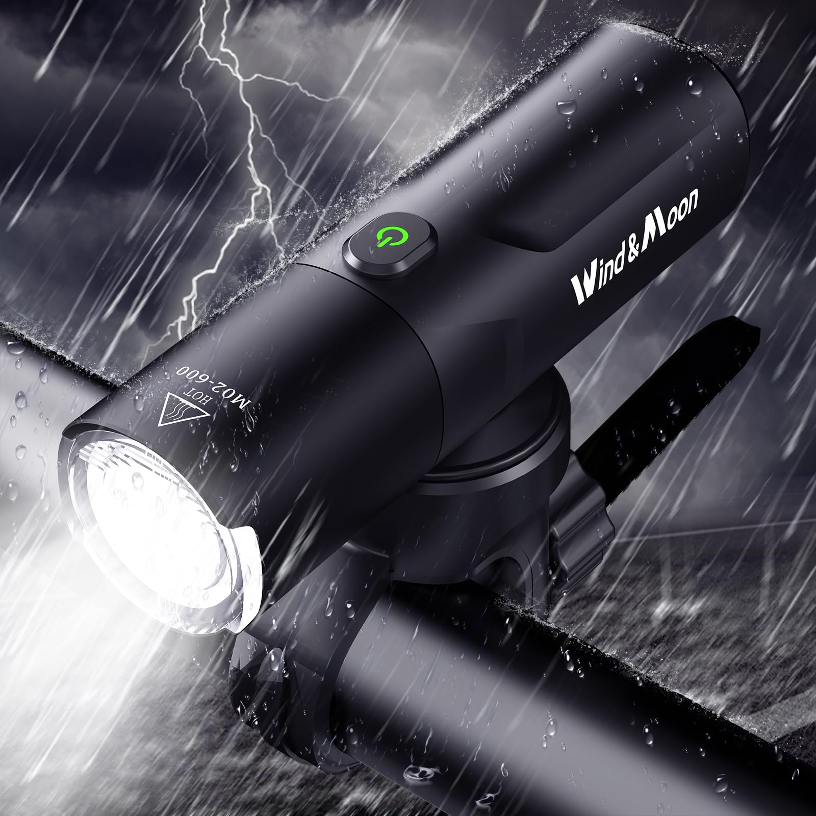 Wind&Moon Bicycle Headlights 600LM faro bici USB 600 lumen