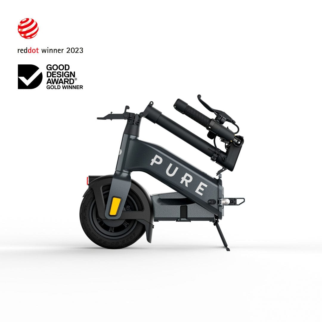 Pure Flex Advance monopattino elettrico pieghevole Mercury Grey 40 km