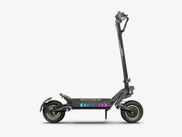 OOTD T10 Pro Monopattino Nero Giallo Sospensione Idraulica