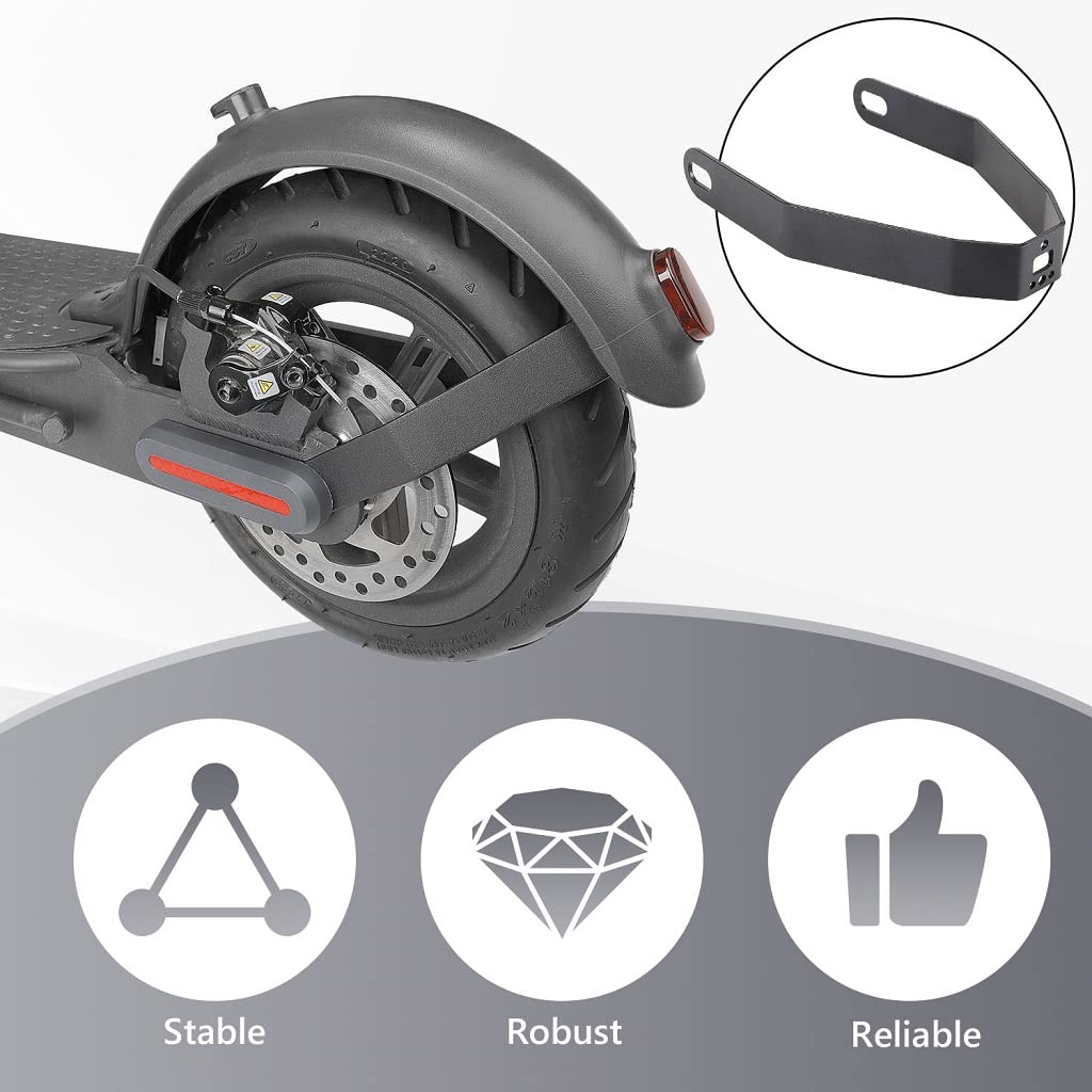 AIBIKU Parafango Posteriore con Fanale Xiaomi M365 Nero