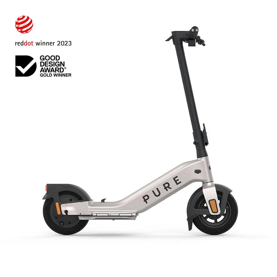 Pure Advance+ monopattino elettrico Mercury Grey autonomia 50 km